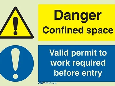 Danger Confined space