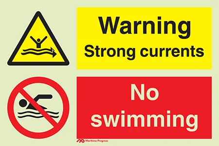 Warning Strong currents