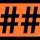 IMDG UN number panel, Orange UN No. panel, 120mm x 300mm, White Vinyl - Maritime Progress