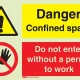 Danger confined space