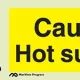 Caution; Hot surface - Maritime Progress