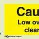 Caution; Low overhead clearance - Maritime Progress
