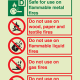 Powder (D) fire extinguisher identification sign_678ccd0a8e89d.png